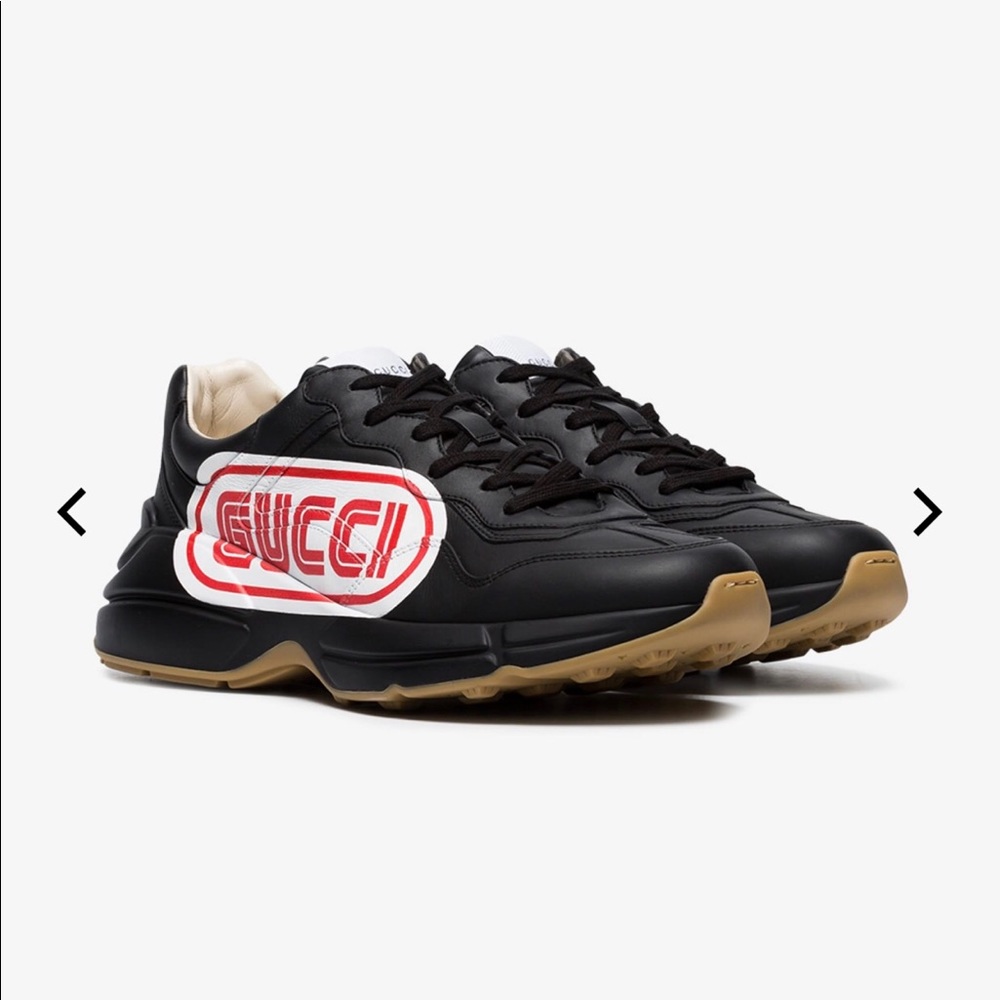 Authentic Gucci Black Sneaker